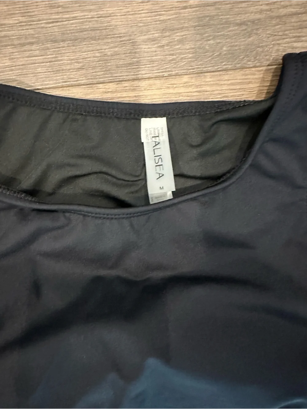 Black Ruched Tank & Shorts Swim set